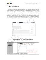 14 Tool Introduction The specific functions and requirements (Page 5 / 20) FastCOLOUR Universal XP600 Alignment Tool Manual